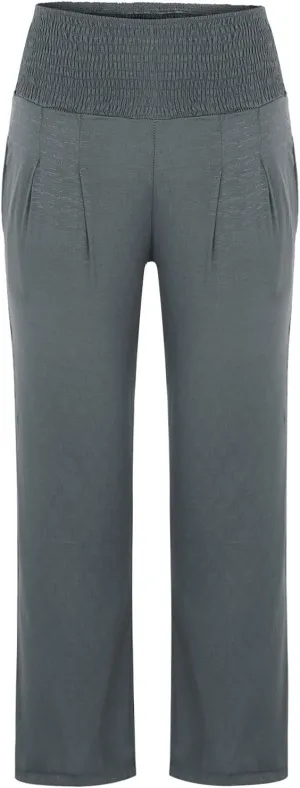 Women's Linen Palazzo Pants Summer Casual Vacation High Waist Wide Leg Trousers Trendy Long Pant with Pockets