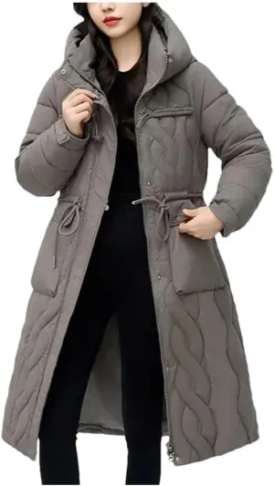 Women's Puffer Jacket Loose Cotton Padded Coats Winter Hooded Parkas Thick Warm Wadded Jackets