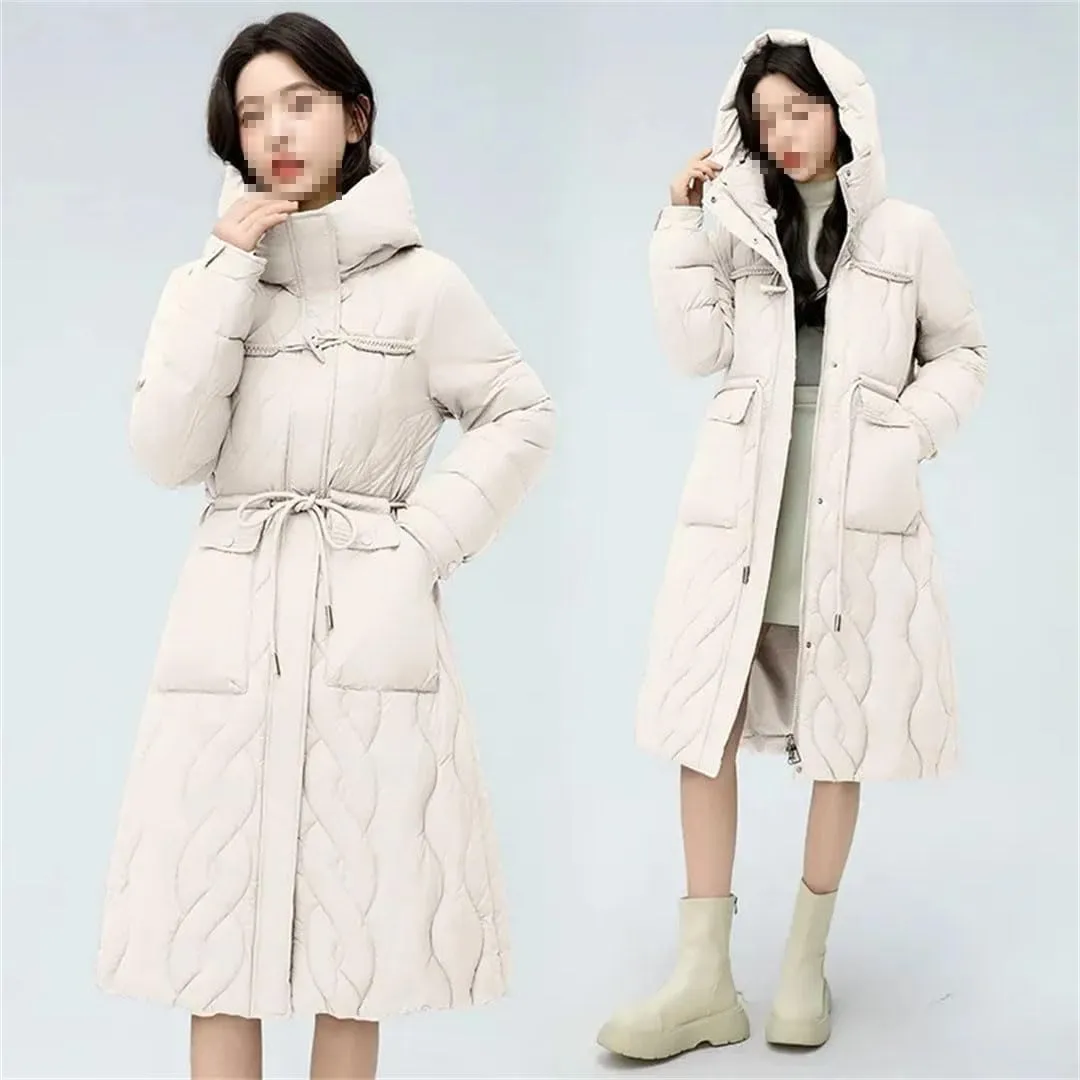 Women's Puffer Jacket Loose Cotton Padded Coats Winter Hooded Parkas Thick Warm Wadded Jackets