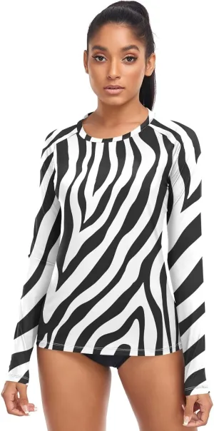 Women's Rash Guard Shirts, UPF 50  Long Sleeve Swimsuit Top Bathing Suit XS-XXL