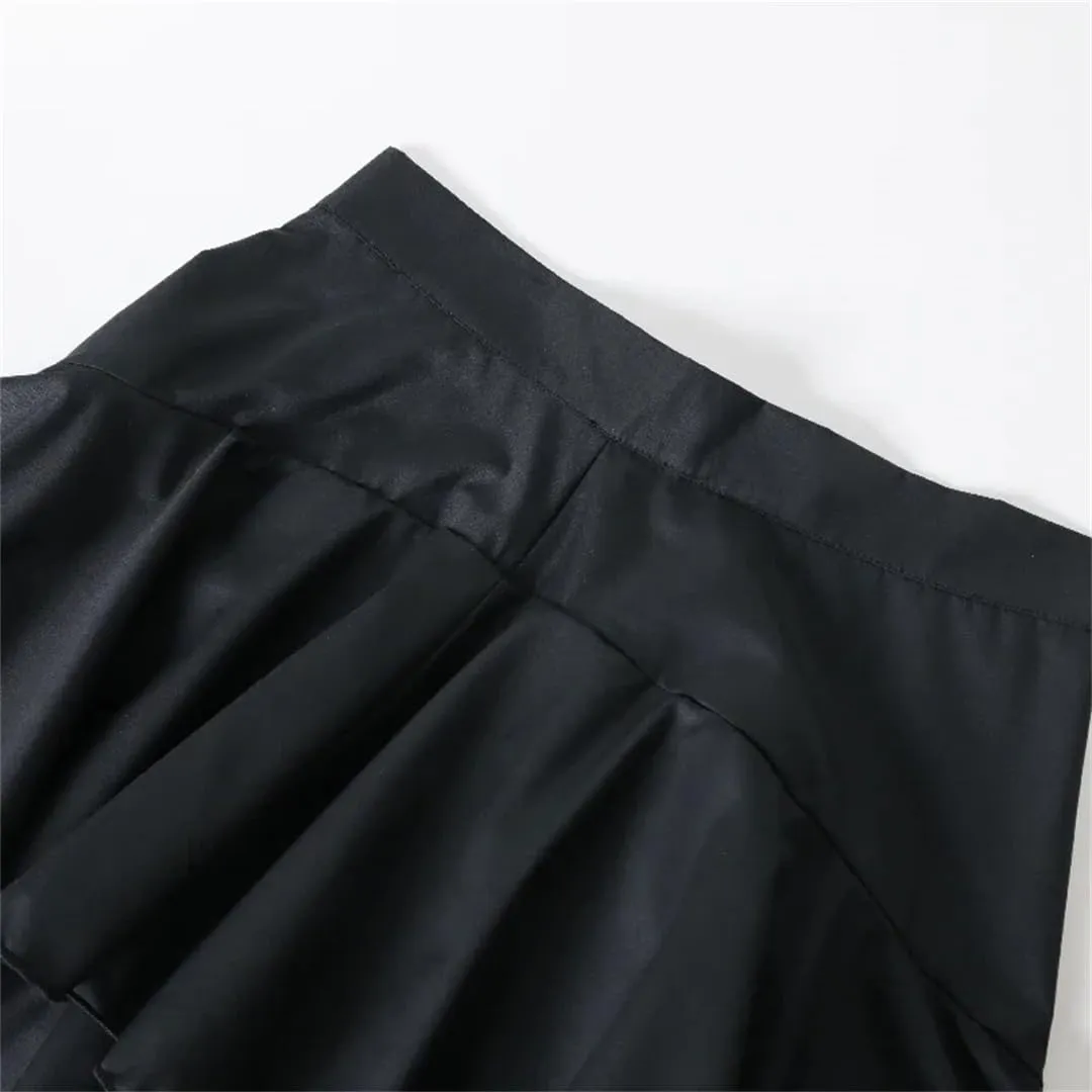 Women's Summer Midi Skirts Party A-Line Classic Vintage High Waisted Long Skirts