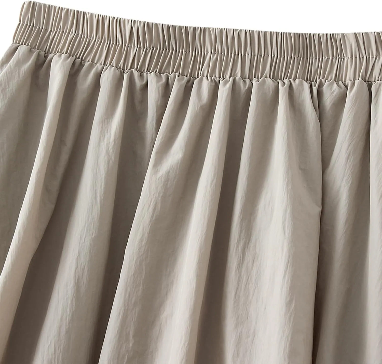 Women's Y2k Bubble Maxi Skirt Elastic Waist Puffy Hem Skirt Casual A Line Flowy Long Flower Bud Skirts