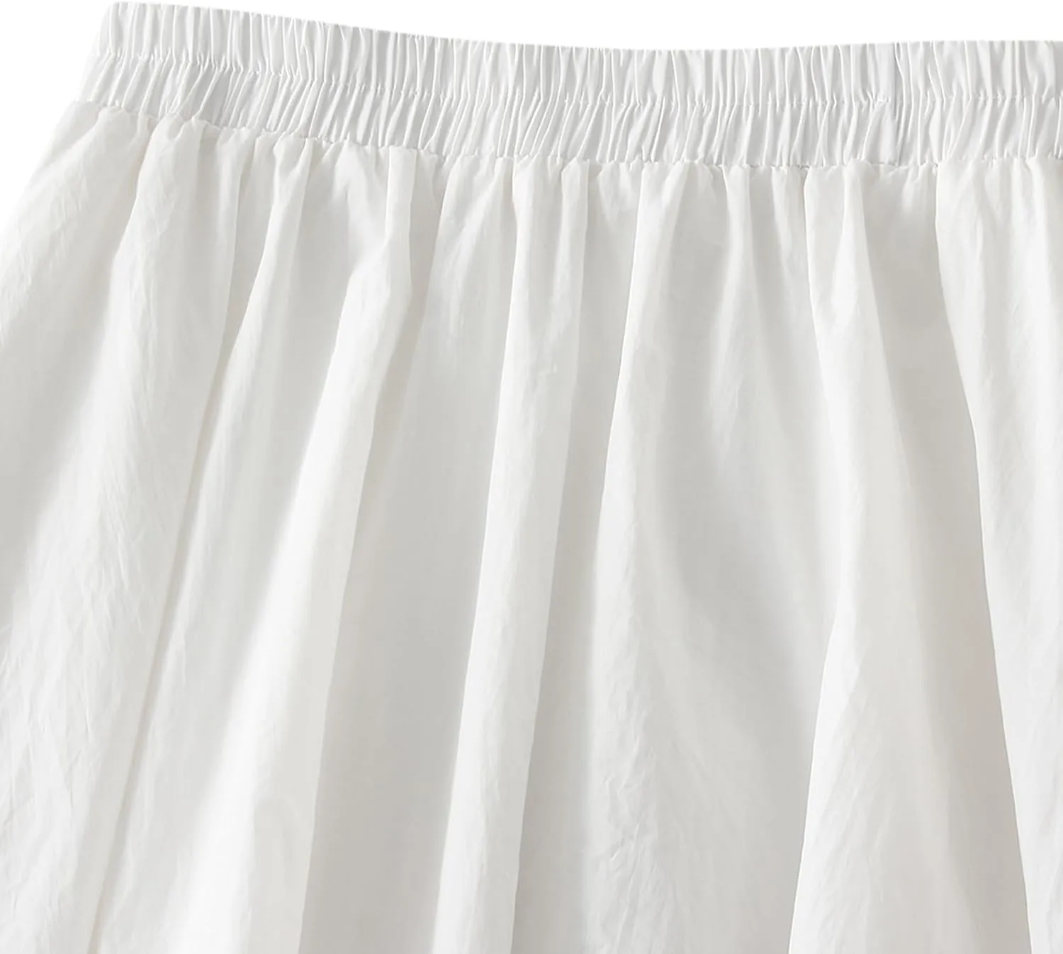 Women's Y2k Bubble Maxi Skirt Elastic Waist Puffy Hem Skirt Casual A Line Flowy Long Flower Bud Skirts