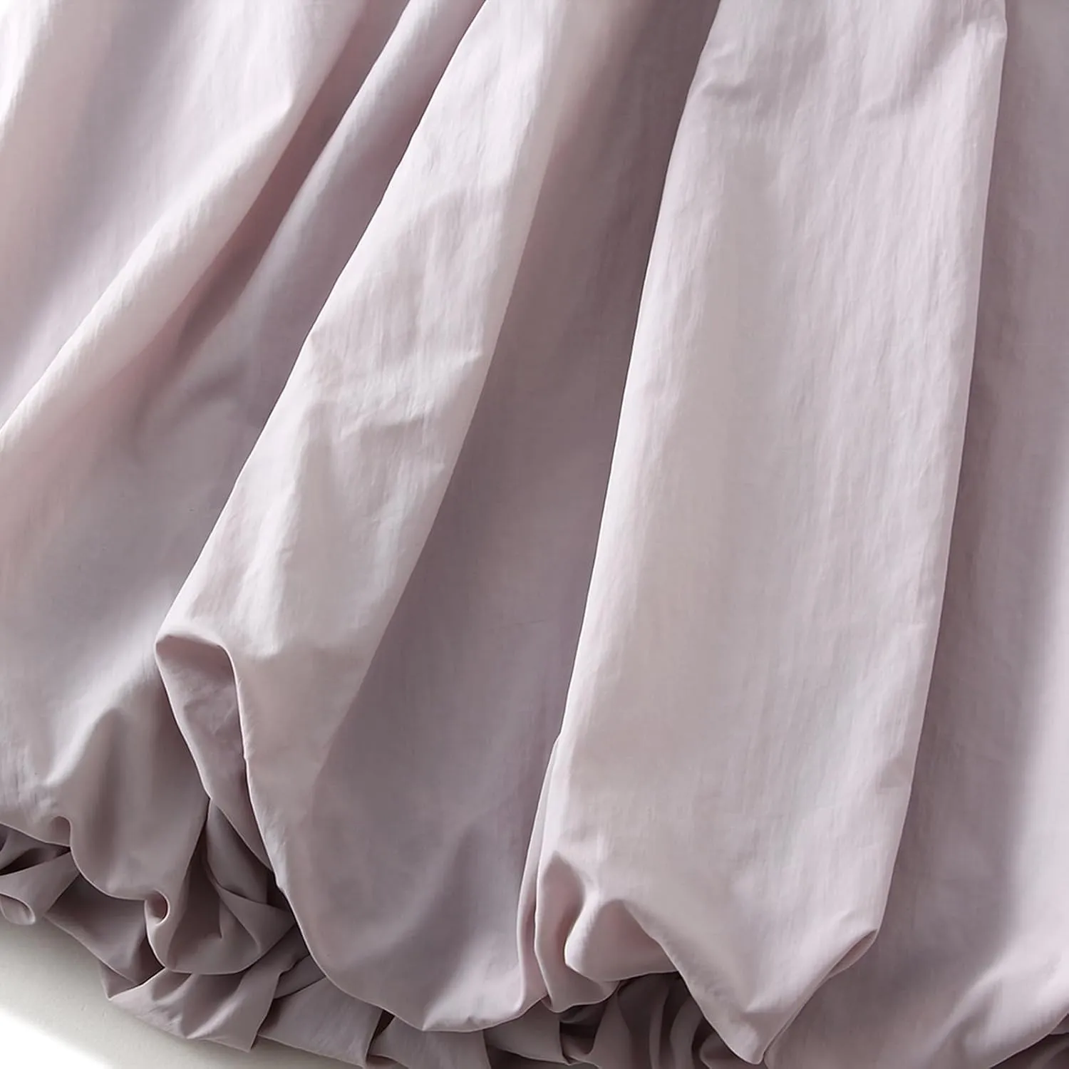 Women's Y2k Bubble Maxi Skirt Elastic Waist Puffy Hem Skirt Casual A Line Flowy Long Flower Bud Skirts