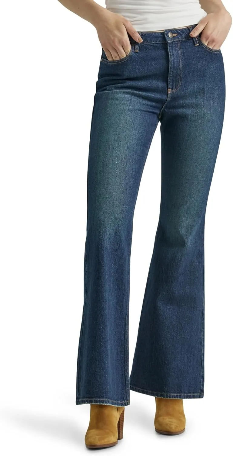 Wrangler Women's High Waisted Fierce Flare Jean