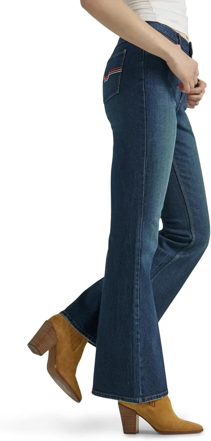 Wrangler Women's High Waisted Fierce Flare Jean