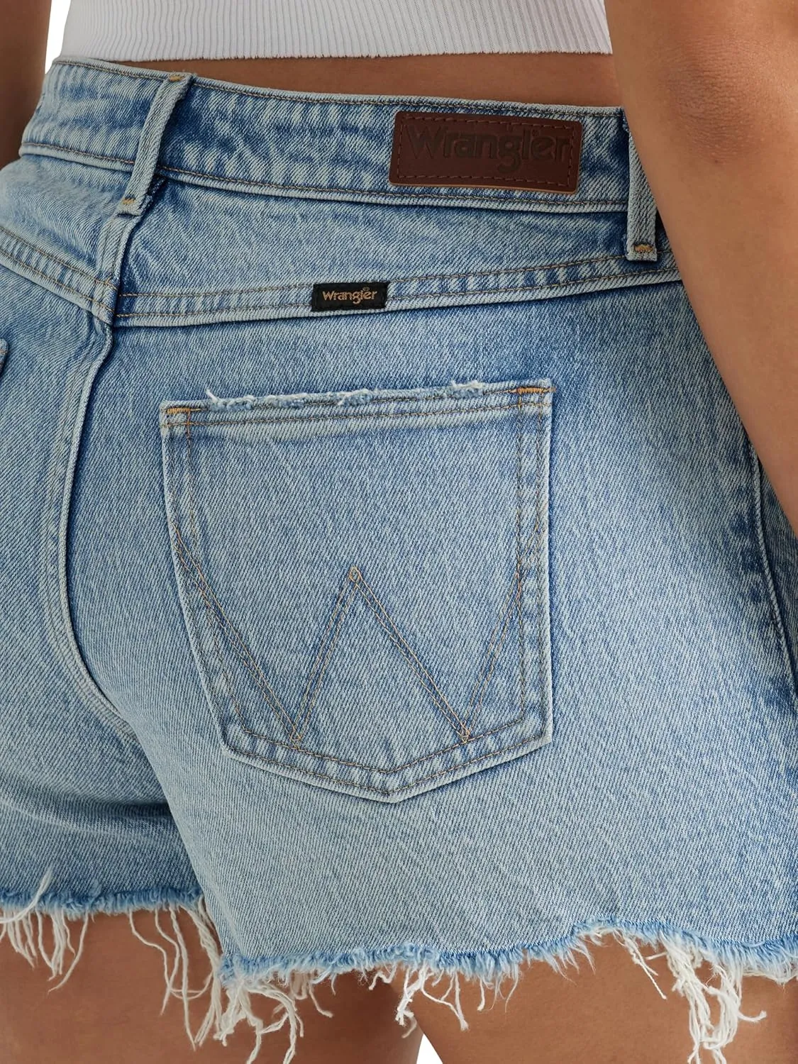 Wrangler Women's Mid-Rise Vintage Denim Short