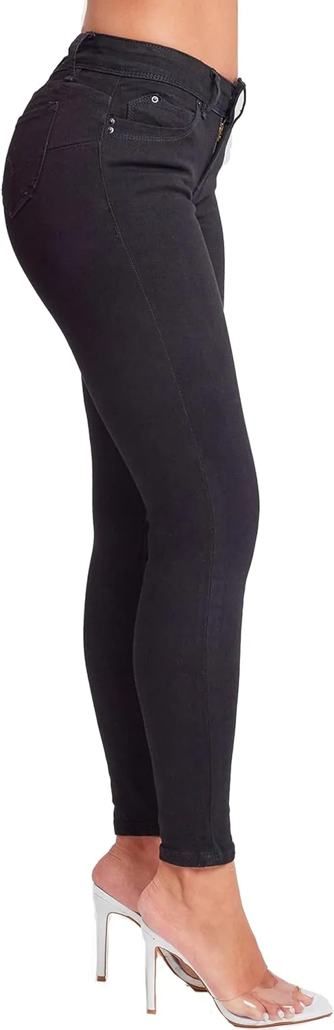 YMI Women's Junior Classic High Rise Flare Jean-Regular Inseam