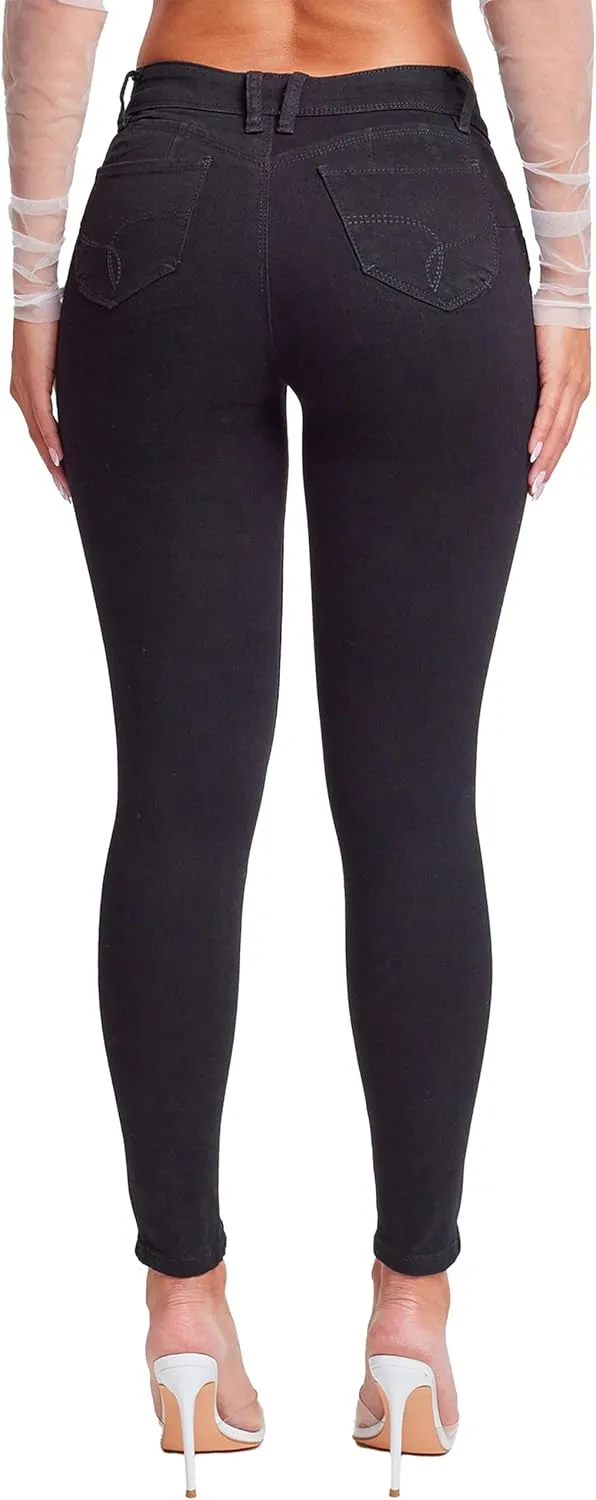 YMI Women's Junior Classic High Rise Flare Jean-Regular Inseam