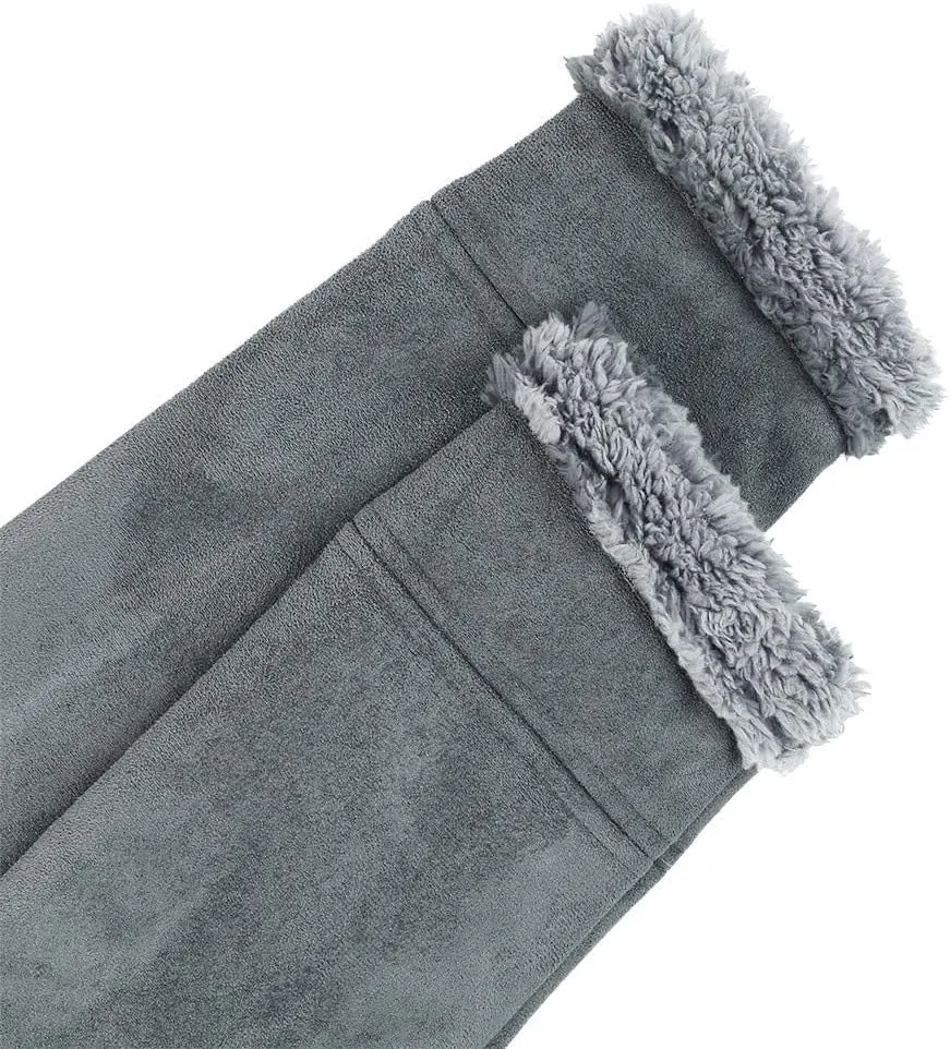 Ymosrh Mens Leather Jacket Winter Sheepskin Jacket Warm Wool Lined Mountain Faux Lamb Jackets Coat Coats for Men