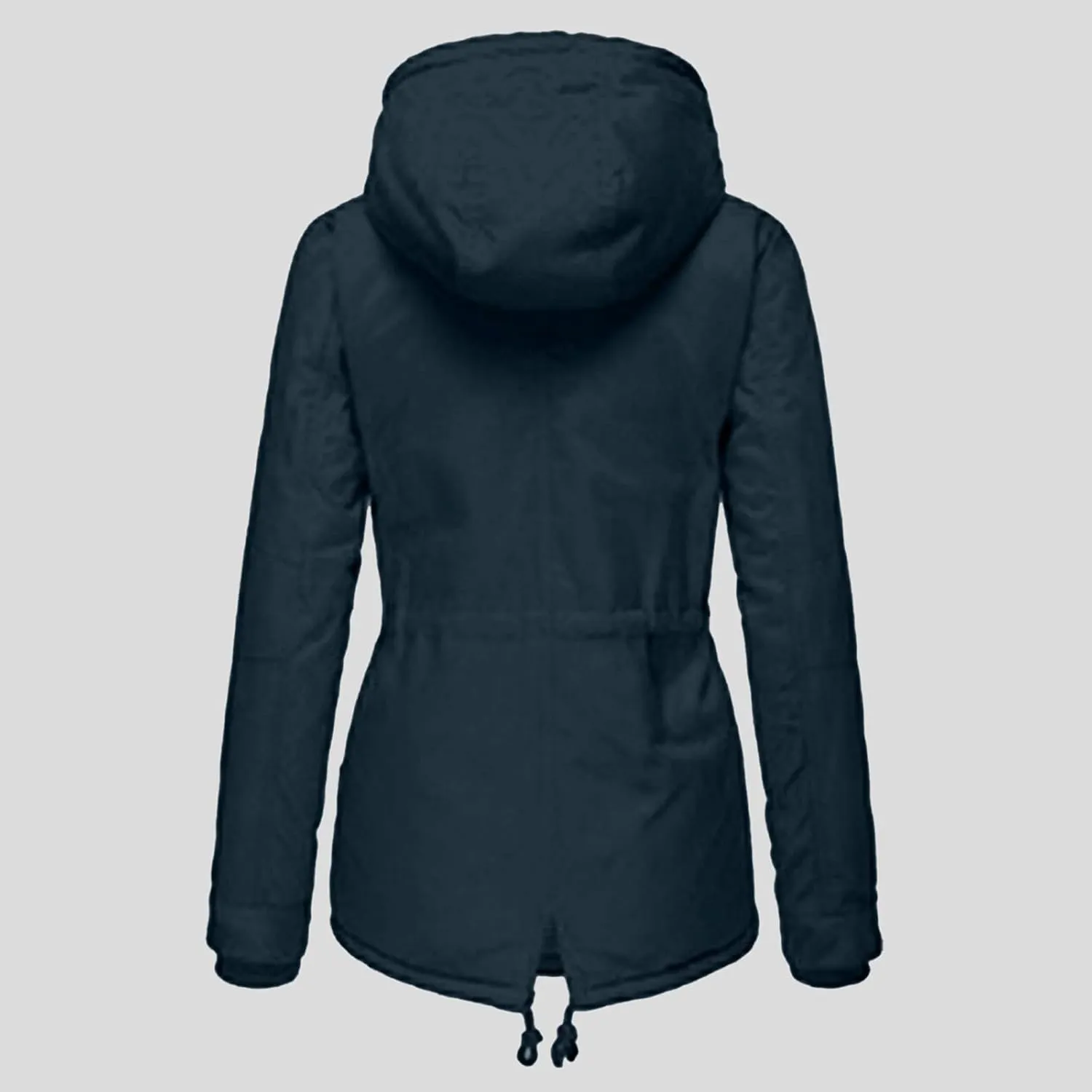 ZBYY Winter Coats for Women Warm Sherpa Fleece Lined Hooded Zip Up Quilted Down Jacket Parka Outwear with Pockets