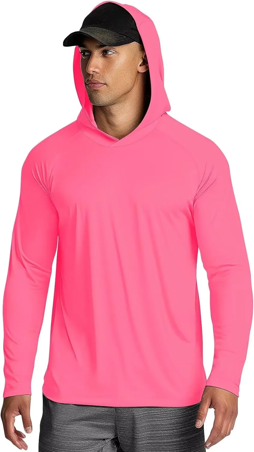 Zengjo Men's Lightweight Pullover Hoodie - Hooded Long Sleeve Workout Shirts